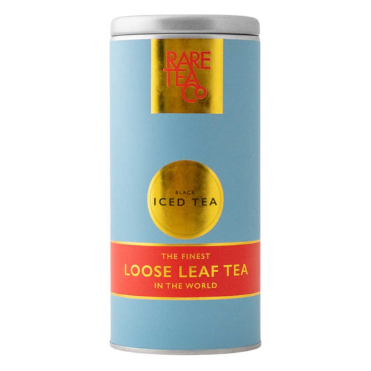 Empty Black Iced Tea Tin