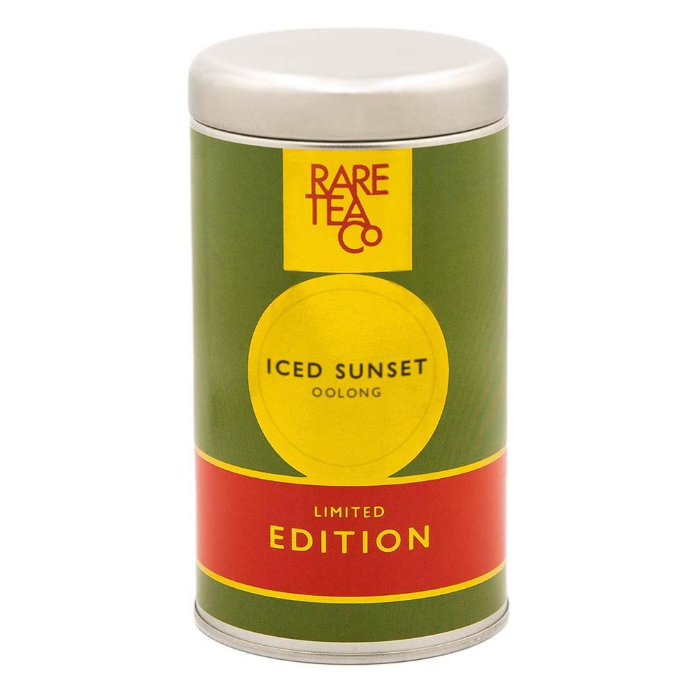 Empty Iced Sunset Oolong Tin