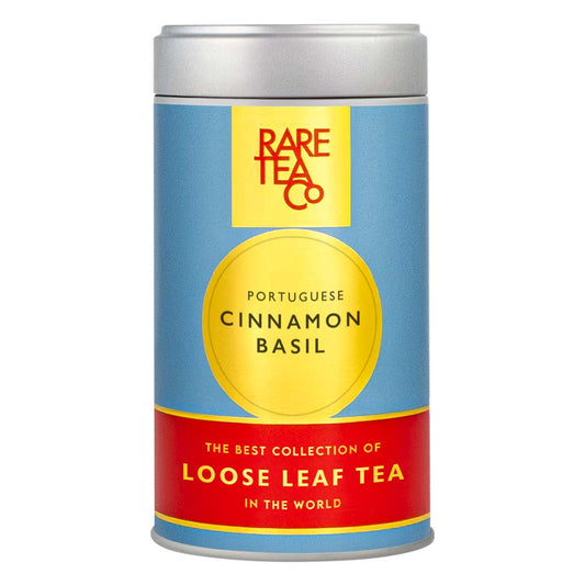 Empty Portuguese Cinnamon Basil Tin