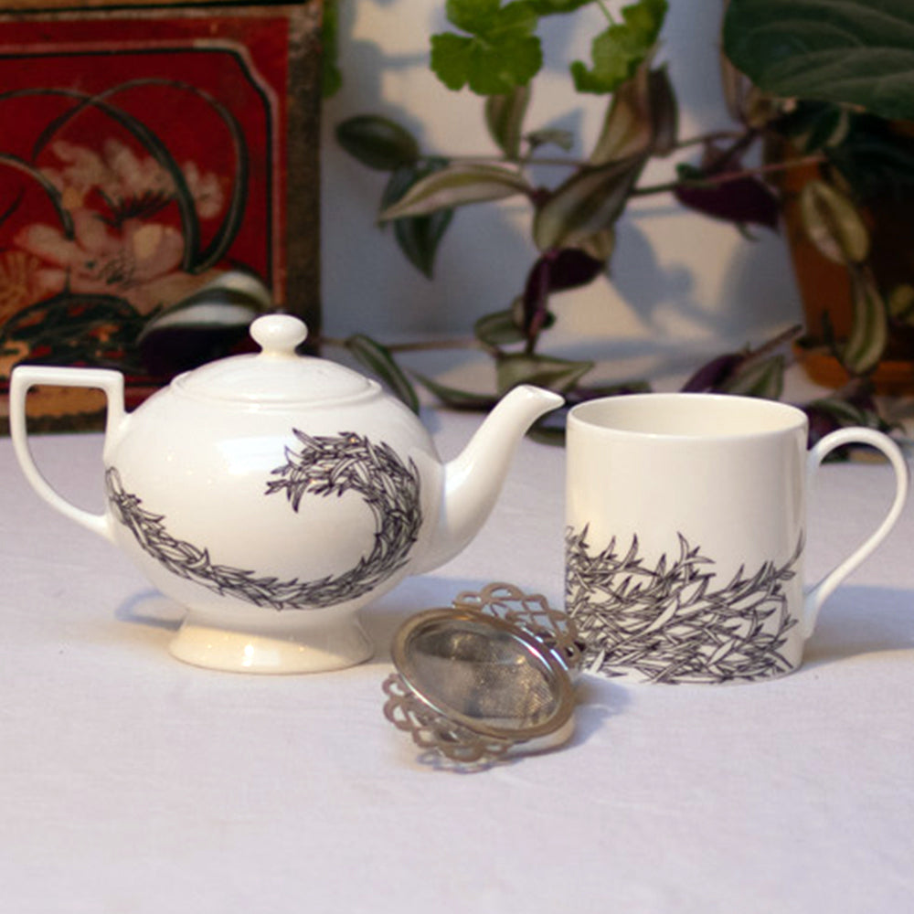 Bone China Leaf Tea Set