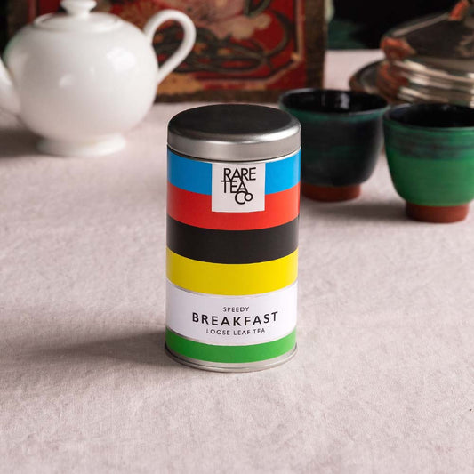tin of Rare Tea Company Speedy Breakfast Loose leaf tea