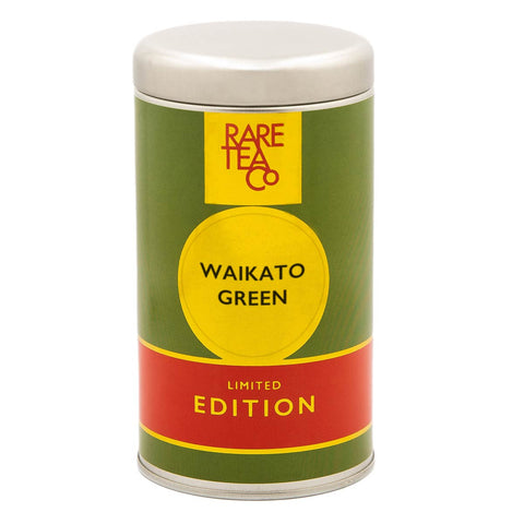 Empty New Zealand Waikato Green Tea Tin