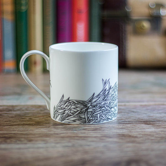 Rare Tea Bone China Leaf Mug