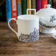 Rare Tea Bone China Leaf Mug